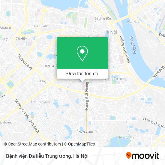 Bản đồ Bệnh viện Da liễu Trung ương