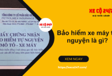 Bao hiem xe may tu nguyen la gi
