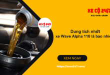 Dung Tich Nhot Xe Wave Alpha 110 La Bao Nhieu