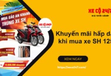 Khuyen mai khi mua xe sh 125i