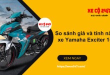 So Sanh Gia Xe Yamaha Exciter 155 Voi Cac Mau Xe Khac