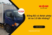 Bang b2 co duoc phep lai xe 3 5 tan khong