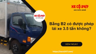 Bang B2 Co Duoc Phep Lai Xe 3 5 Tan Khong