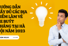 Cac diem lam ve xe buyt thang o ha noi