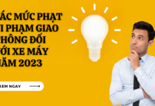 Cac muc phat vi pham giao thong doi voi xe may nam 2023