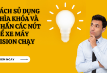 Cach Su Dung Chia Khoa Va Nhan Cac Nut De Xe May Vision Chay