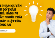 Cong an bat giam nguoi vi nghi ngo lay trom xe may la vi pham quyen
