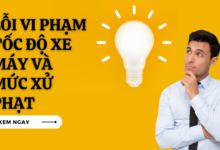 Loi vi pham toc do xe may va muc xu phat