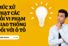 Muc Xu Phat Cac Loi Vi Pham Giao Thong Doi Voi O To