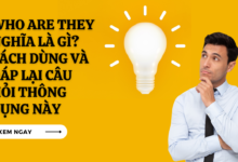 Who are they nghia la gi