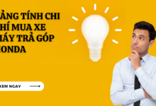 Bang tinh chi phi mua xe may tra gop honda