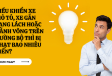 Dieu khien xe mo to xe gan lang lach hoac danh vong tren duong bo thi bi phat bao nhieu tien