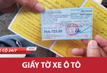 Giay to xe oto