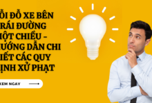 Loi do xe ben trai duong mot chieu