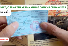 Thu Tuc Sang Ten Xe May Khong Can Chu Cu