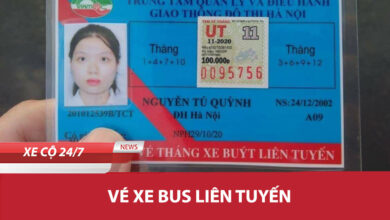 Ve Xe Bus Lien Tuyen