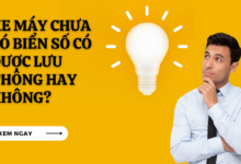 Xe may chua co bien so co duoc luu thong hay khong