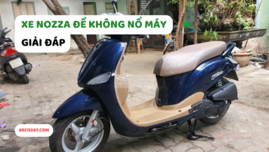xe nozza de khong no may